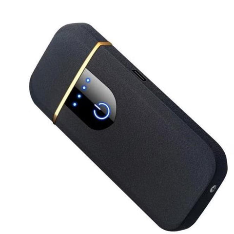 Brichetă electrică antivânt, activare tactilă, indicator baterie și încărcare USB – imagine 1