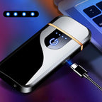 Brichetă electrică antivânt, activare tactilă, indicator baterie și încărcare USB – imagine 3