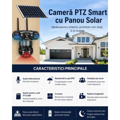 Camera PTZ JE-195 vedere frontală