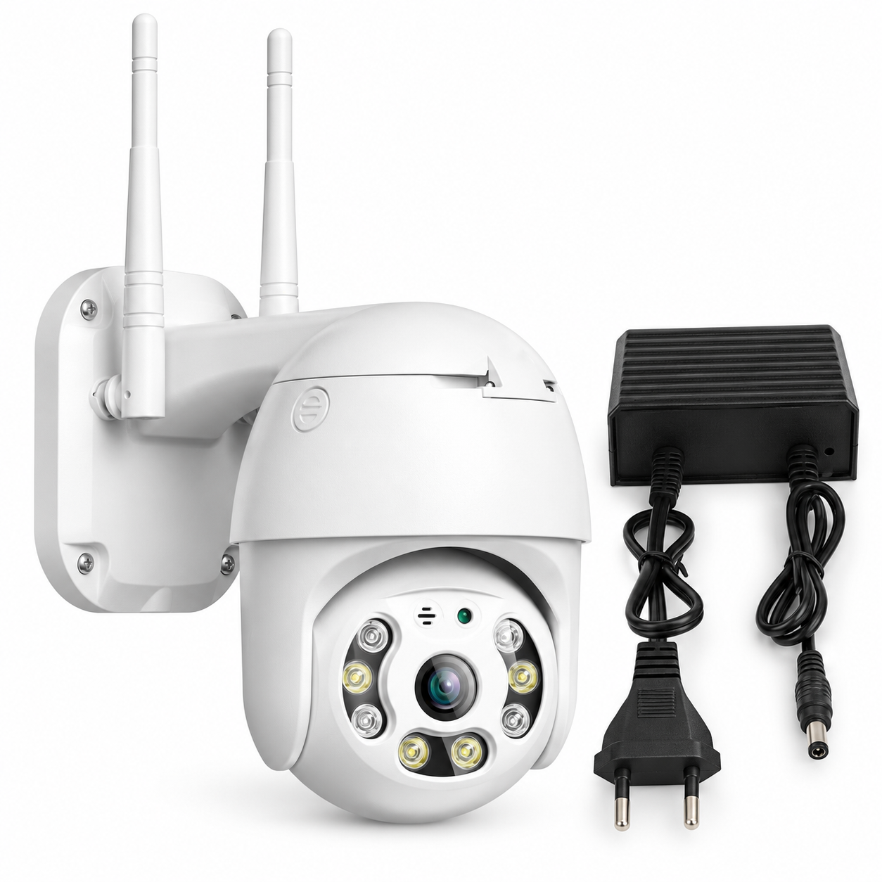 Cameră de supraveghere WiFi Full HD pentru exterior cu alimentator