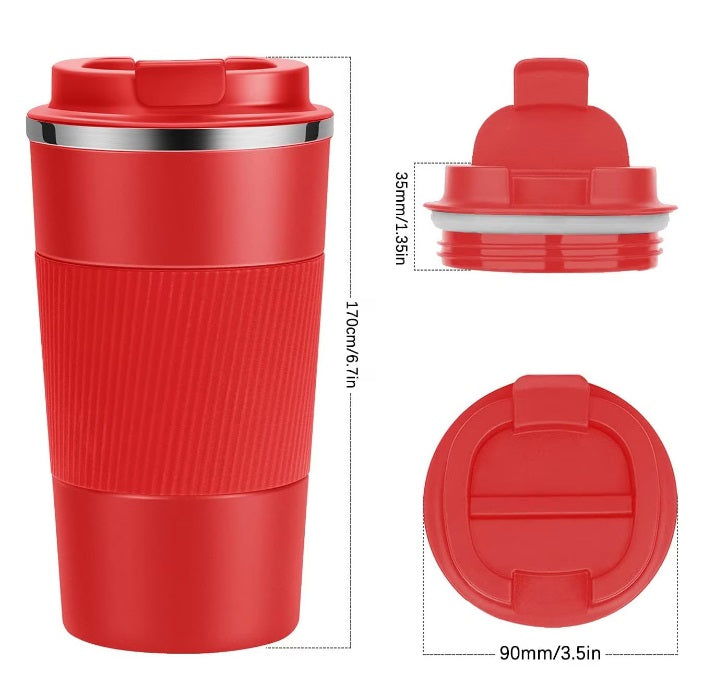 Cană termică din oțel inoxidabil, capac etanș, 510 ml – imagine 8