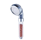 Pară cap de duș Jet pentru mărire presiune, cu filtru mineral, transparent