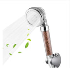 Pară cap de duș Jet pentru mărire presiune, cu filtru mineral, transparent