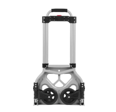 Cărucior pliabil din aluminiu pentru transport, înălțime reglabilă, maximum 70 kg – imagine 1