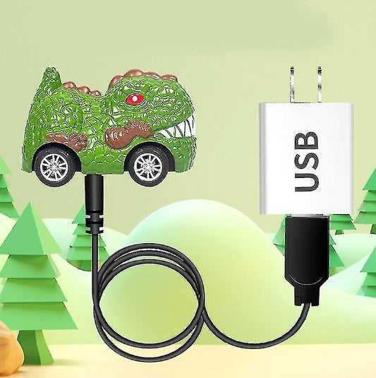 Jucărie cu ceas Dinozaur detașabil, cu telecomandă, 2.4 GHz, scara 1:64 – imagine 7