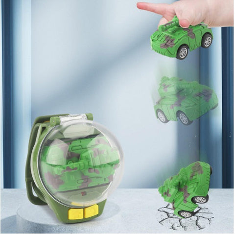 Jucărie cu ceas Dinozaur detașabil, cu telecomandă, 2.4 GHz, scara 1:64 – imagine principală