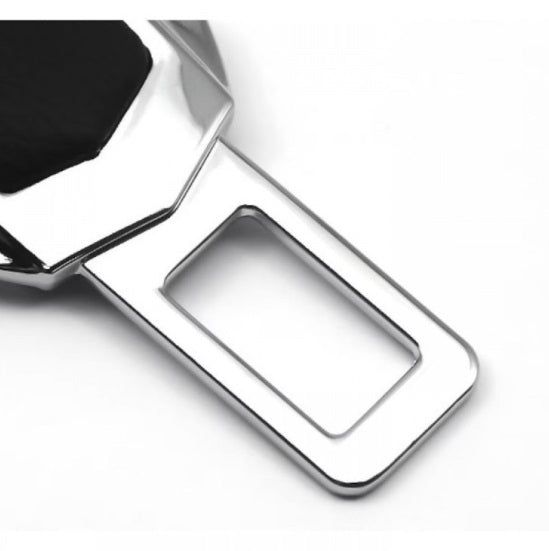 Set 2x Adaptoare Centura Siguranta Falsa, Piele Chrome Mercedes