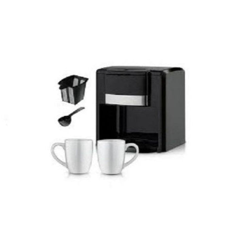 LumaBella Mașină de cafea cu filtru 500W, cu 2 cesti, aparat de cafea cu filtru (inclus)/rezervor de 300 ml/(LB-54007)