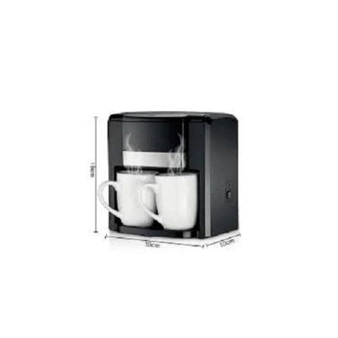 LumaBella Mașină de cafea cu filtru 500W, cu 2 cesti, aparat de cafea cu filtru (inclus)/rezervor de 300 ml/(LB-54007)