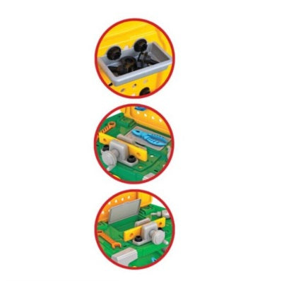Banc de lucru de jucărie cu unelte, 35 piese, 3 ani + – imagine 6