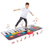 Covor muzical pian cu sunete, 24 taste, volum reglabil, 4 moduri, 181x74 cm – imagine 4