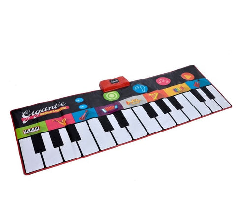 Covor muzical pian cu sunete, 24 taste, volum reglabil, 4 moduri, 181x74 cm – imagine principală