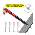 Set Cuie Tip Ciuperca Pentru Pistol, Cu Autopropulsare, 100 Bucati, 7.2 mm, Alb/Argintiu