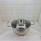 Set oale inox cu capac sticlă , 10 piese