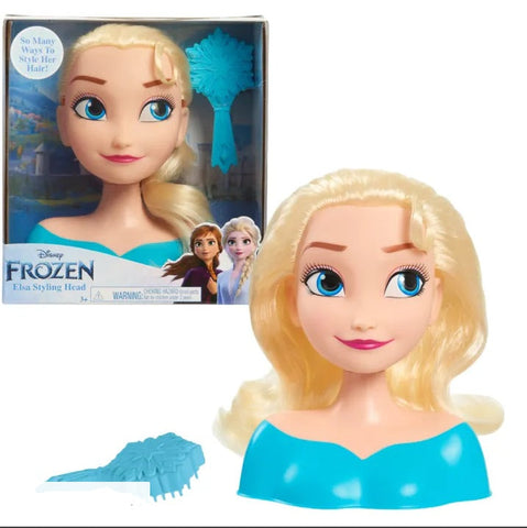 Papușă Disney Princess Elsa Mini Cap de coafat – imagine principală