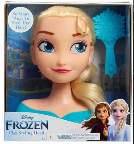 Papușă Disney Princess Elsa Mini Cap de coafat