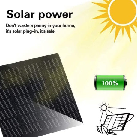 Fantana solara, cu panou solar, 6 duze, Pompa arteziana pentru fantana, 200L/h, 7V 1.5W, Instalare usoara, Silicon monocristalin, pentru iaz, rezervor de peste, gradina, baie de pasari.