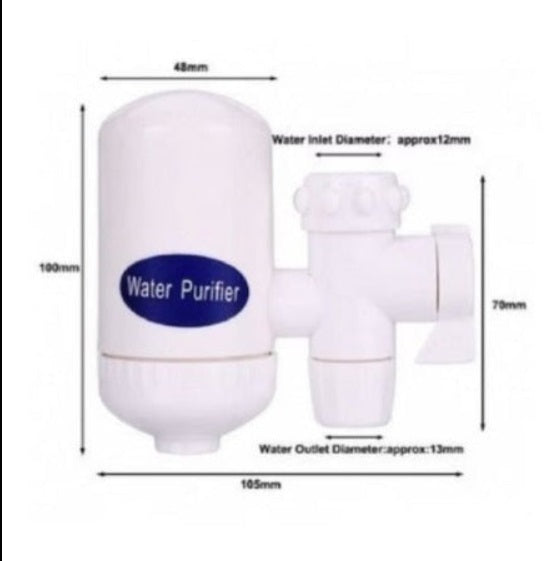 Filtru pentru apă curentă Water Purifier, cărbune activ + Set 2 x Cartușe rezervă