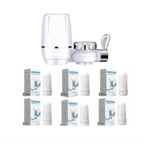 Filtru pentru robinet purificare apa cu 6 Rezerve
