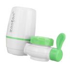 Filtru pentru apă+3 rezerve filtru, montabil pe robinet, purificator apă, verde