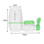 Filtru pentru apă+3 rezerve filtru, montabil pe robinet, purificator apă, verde