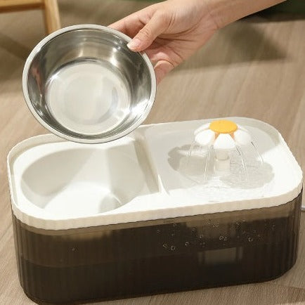 Fântână de apă cu filtru 2 în 1 pentru pisici, 31*17*11 cm – imagine principală
