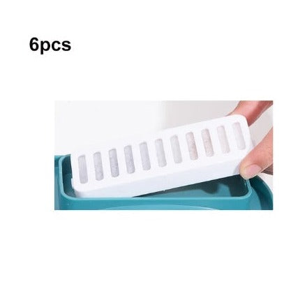 Fântână de apă cu filtru 2 în 1 pentru pisici, 31*17*11 cm – imagine 8