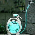 Suport furtun cu derulator retractabil, 15 m, auto blocare furtun, anti incurcare