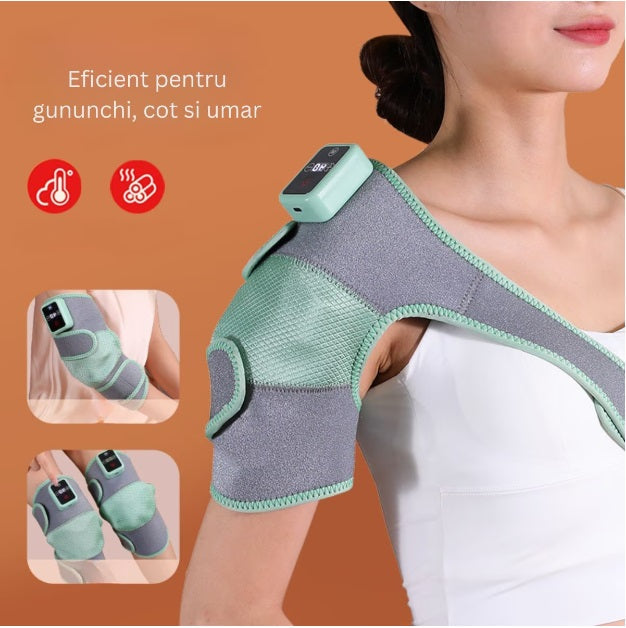 Aparat pentru masaj genunchi, functie termica, 3 in 1 – imagine 3