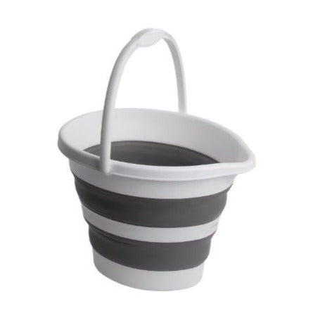 Găleată pliabilă din plastic, 10 litri, super compactă – imagine principală