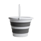 Galeată pliabilă din plastic, 5 litri, super compacta – imagine 3