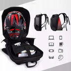 Rucsac moto Led, impermeabil, compartiment laptop 15.6, extensie pentru casca