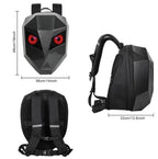 Rucsac moto Led, impermeabil, compartiment laptop 15.6, extensie pentru casca