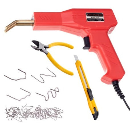 Trusă Pistol Profesional pentru lipit/sudat plastic, kit pentru repararea fisurilor din plastic – imagine 2