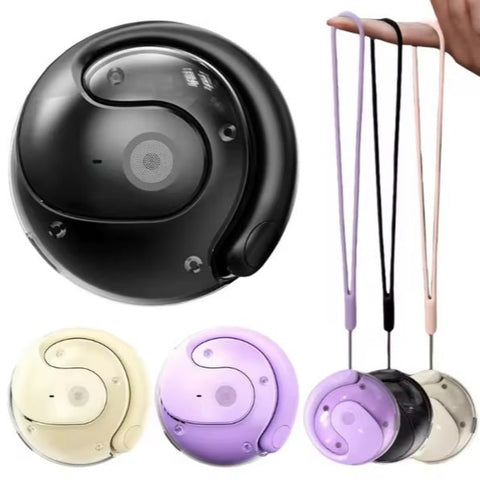 Căști Bluetooth 5.4, cârlig pentru ureche, căști de înaltă fidelitate, apelare HD inteligentă, cu microfon si carlige flexibile pentru urechi,sport, control touch