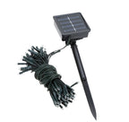 Ghirlandă luminoasă solară 10m, auotomie 6 ore, pentru gradină cu 100 LED, Multicolor
