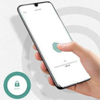 Lacăt cu senzor de amprentă, Bluetooth, autonomie până la 180 de zile, încarcare USB