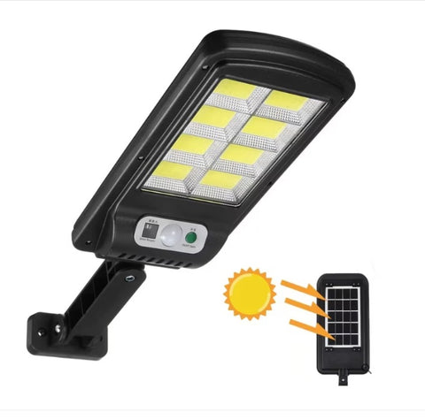 Lampă solară stradală JORTAN®, 160 LED SMD, cu senzor de mișcare și telecomandă