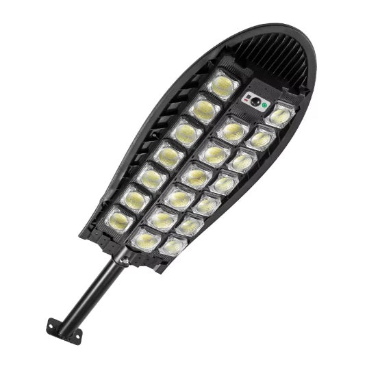 Lampă solară fără fir 210W, 420 LED, cu telecomandă, senzori de mișcare și lumină, IP65