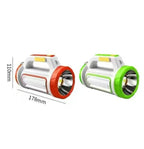 Lanternă LED, încarcare solară și USB SW 5158 cu lumină laterală pe trei fețe, 15W