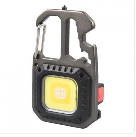 Lanternă LED tip breloc multifuncțională, șurubelnițe, cheie, deschizator sticle – imagine 10
