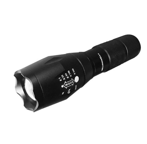 Lanternă Profesională Tac Light , portabilă, Cree LED , 1800lm, Zoom x 22, 12 CM