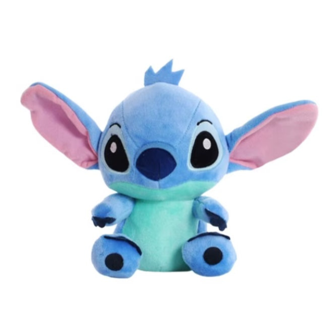 Jucărie de pluș Lilo și Stich, 25cm, albastru, roz