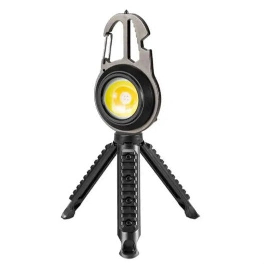 Lanterna LED tip breloc cu dispozitiv spargere geamuri, surubelnite, cheie, deschizator sticle