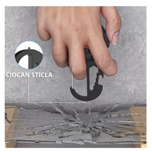 Lanternă LED tip breloc multifuncțională, șurubelnițe, cheie, deschizator sticle – imagine 2