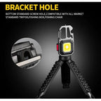 Lanternă LED tip breloc multifuncțională, șurubelnițe, cheie, deschizator sticle – imagine 3