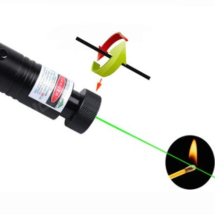 Laser Pointer Verde Cu Efect 3D, Metalic, Acumulator Inclus