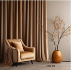 Set 2 draperii Velvet, 150x250 cm, sistem de prindere rejansă, diverse culori