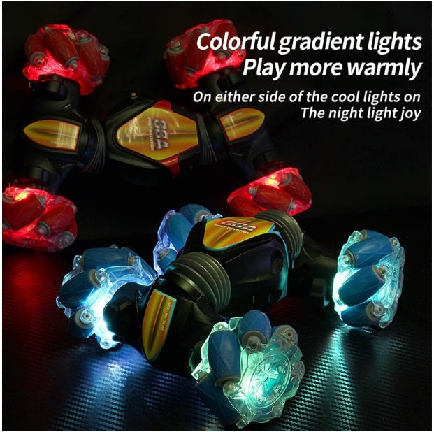 Mașină Off-Road cu Telecomandă, control gesturi, Lumini Led și Sunete, Rotire 360 Grade – imagine 6