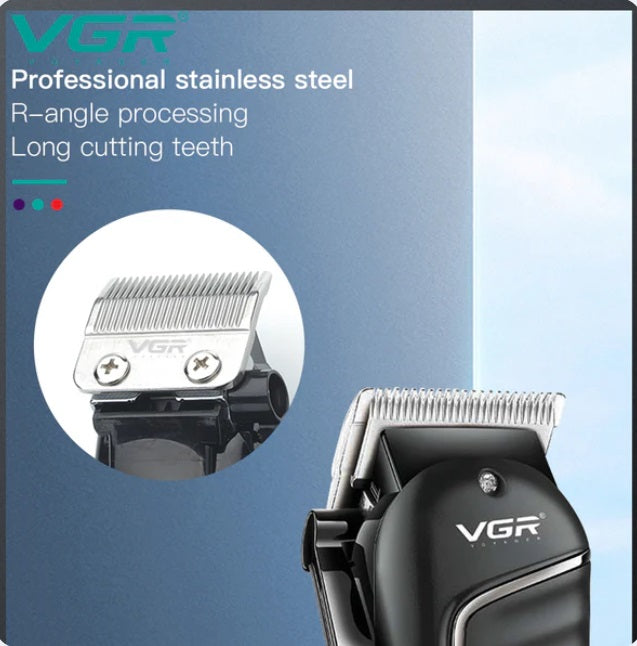 Mașină de tuns profesională, VGR V-683 , afișaj digital, accesorii incluse, încărcare USB – imagine 4
